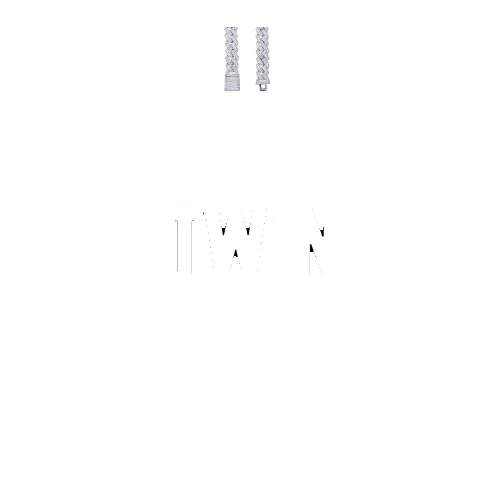 Custom Letters Baguette Two Layer Necklace sold by The GUU Shop