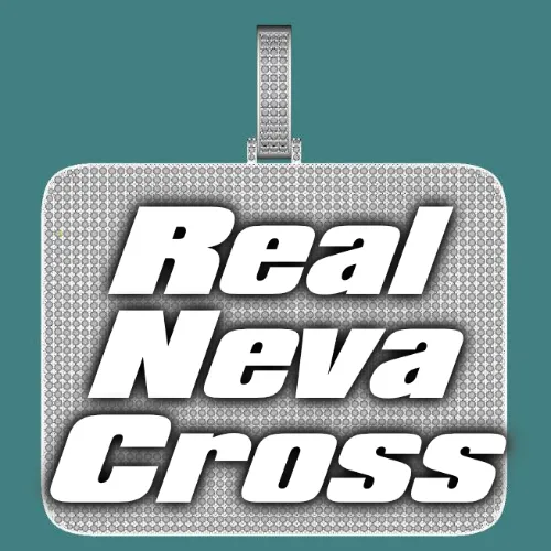 CUSTOM LETTER NECKLACE 3D BIG SQUARE sold by The GUU Shop