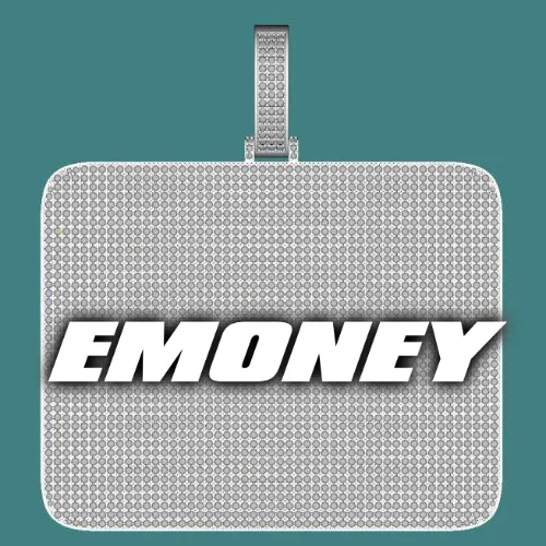 CUSTOM LETTER NECKLACE 3D BIG SQUARE sold by The GUU Shop