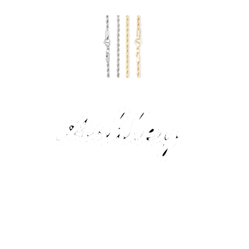 Script Custom Letter Necklace sold by The GUU Shop