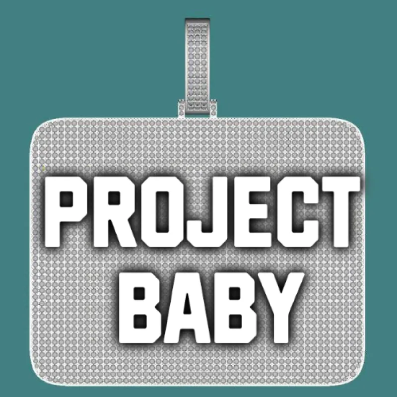 CUSTOM LETTER NECKLACE 3D BIG SQUARE sold by The GUU Shop