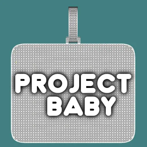 CUSTOM LETTER NECKLACE 3D BIG SQUARE sold by The GUU Shop