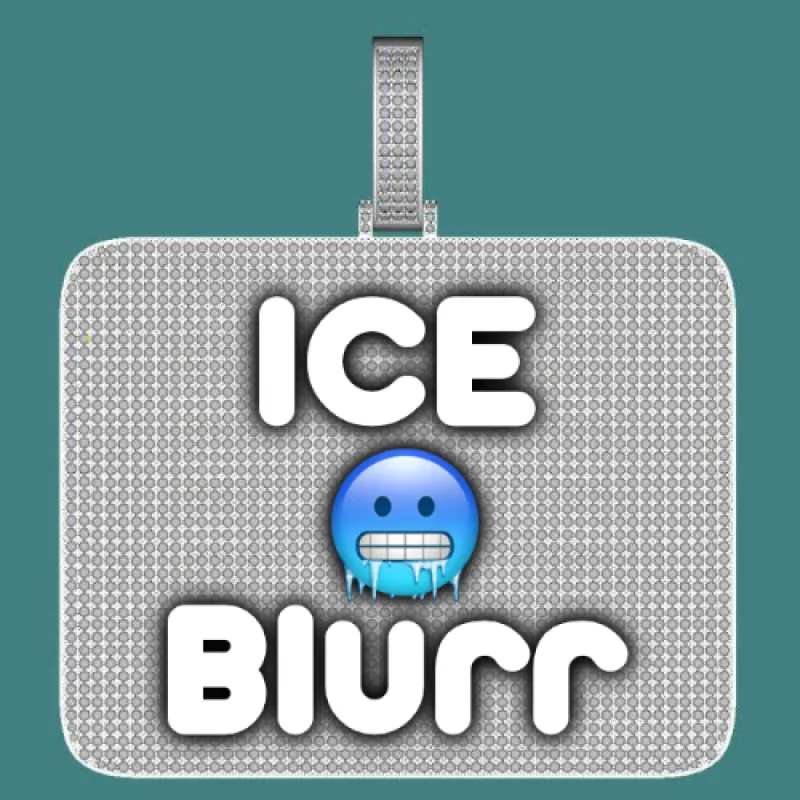 CUSTOM LETTER NECKLACE 3D BIG SQUARE sold by The GUU Shop