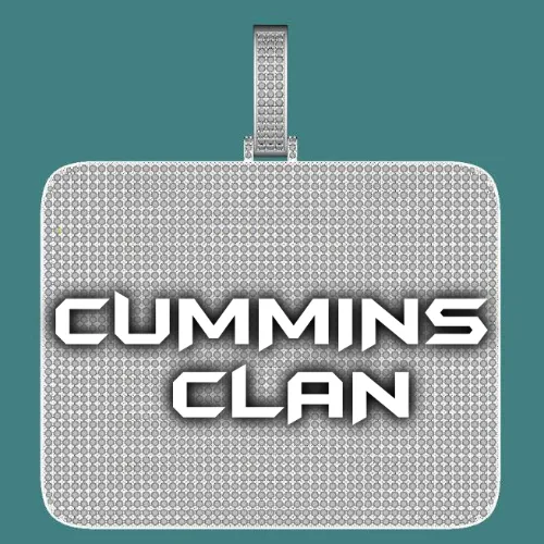 CUSTOM LETTER NECKLACE 3D BIG SQUARE sold by The GUU Shop