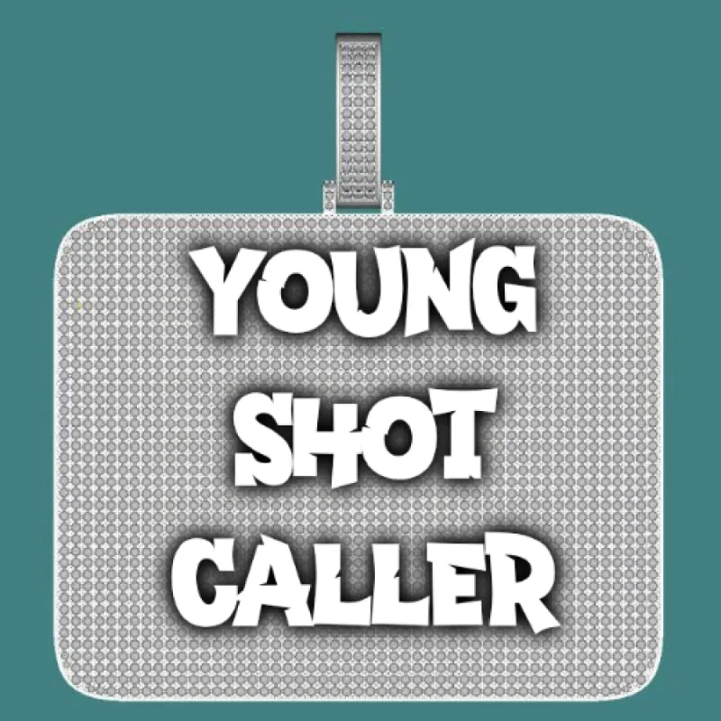 CUSTOM LETTER NECKLACE 3D BIG SQUARE sold by The GUU Shop