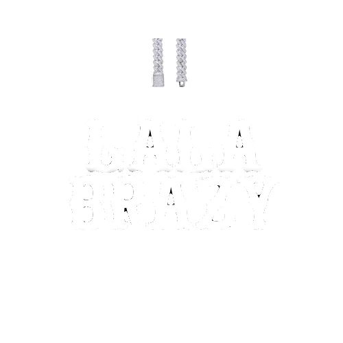 Custom Letters Freibeuter Font Necklace sold by The GUU Shop