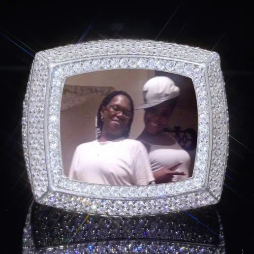 3D CUSTOM PICTURE ICED RING sold by The GUU Shop