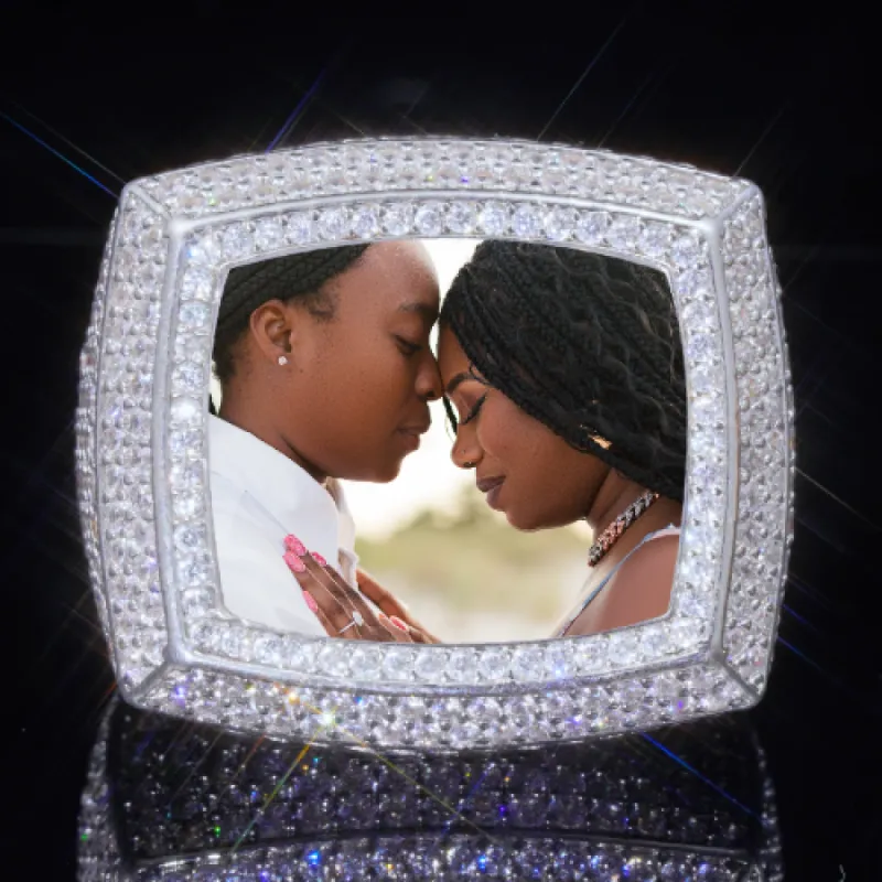 3D CUSTOM PICTURE ICED RING sold by The GUU Shop