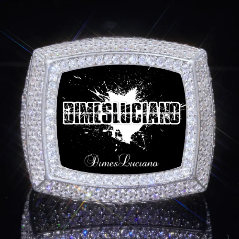 3D CUSTOM PICTURE ICED RING sold by The GUU Shop