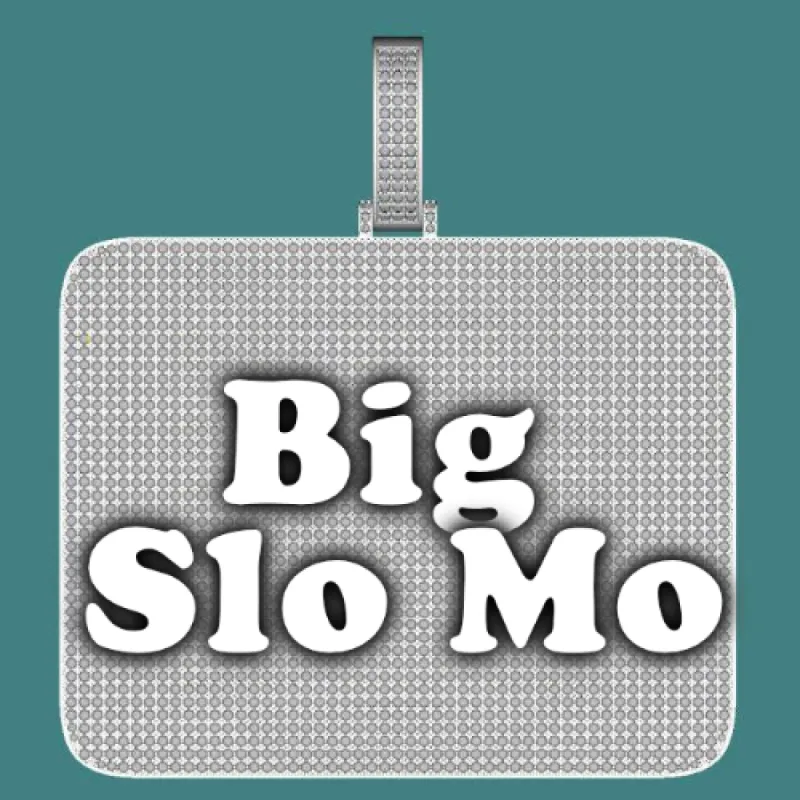 CUSTOM LETTER NECKLACE 3D BIG SQUARE sold by The GUU Shop