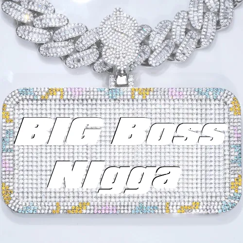 CUSTOM LETTER NECKLACE 3D COLORFUL SQUARE sold by The GUU Shop