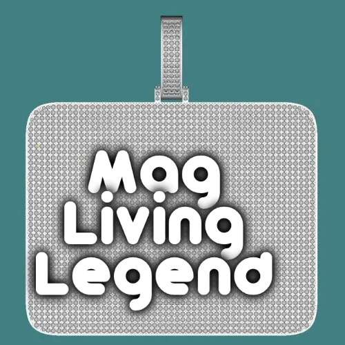 CUSTOM LETTER NECKLACE 3D BIG SQUARE sold by The GUU Shop