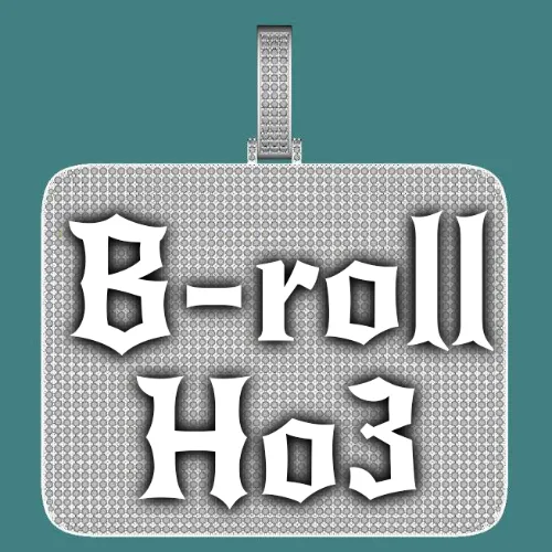 CUSTOM LETTER NECKLACE 3D BIG SQUARE sold by The GUU Shop