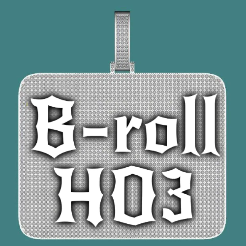 CUSTOM LETTER NECKLACE 3D BIG SQUARE sold by The GUU Shop