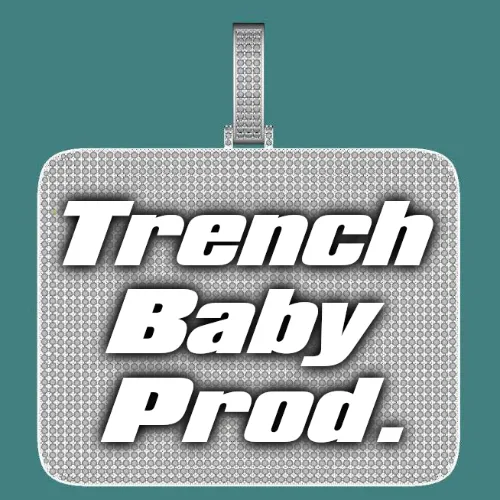 CUSTOM LETTER NECKLACE 3D BIG SQUARE sold by The GUU Shop