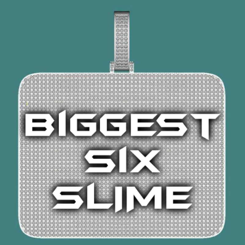 CUSTOM LETTER NECKLACE 3D BIG SQUARE sold by The GUU Shop