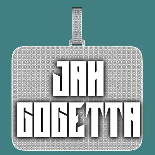 CUSTOM LETTER NECKLACE 3D BIG SQUARE sold by The GUU Shop