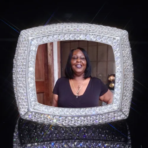 3D CUSTOM PICTURE ICED RING sold by The GUU Shop