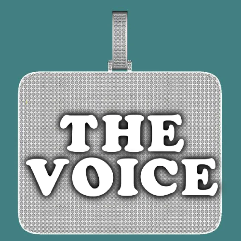 CUSTOM LETTER NECKLACE 3D BIG SQUARE sold by The GUU Shop