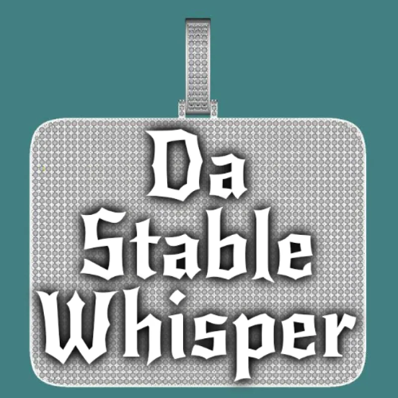 CUSTOM LETTER NECKLACE 3D BIG SQUARE sold by The GUU Shop