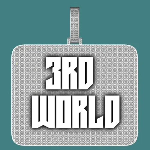 CUSTOM LETTER NECKLACE 3D BIG SQUARE sold by The GUU Shop