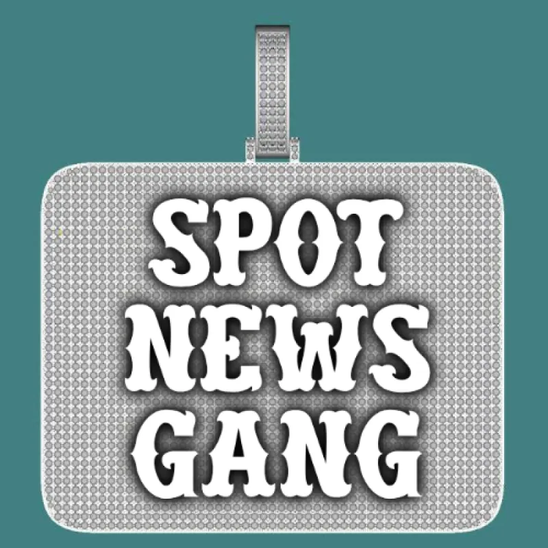 CUSTOM LETTER NECKLACE 3D BIG SQUARE sold by The GUU Shop