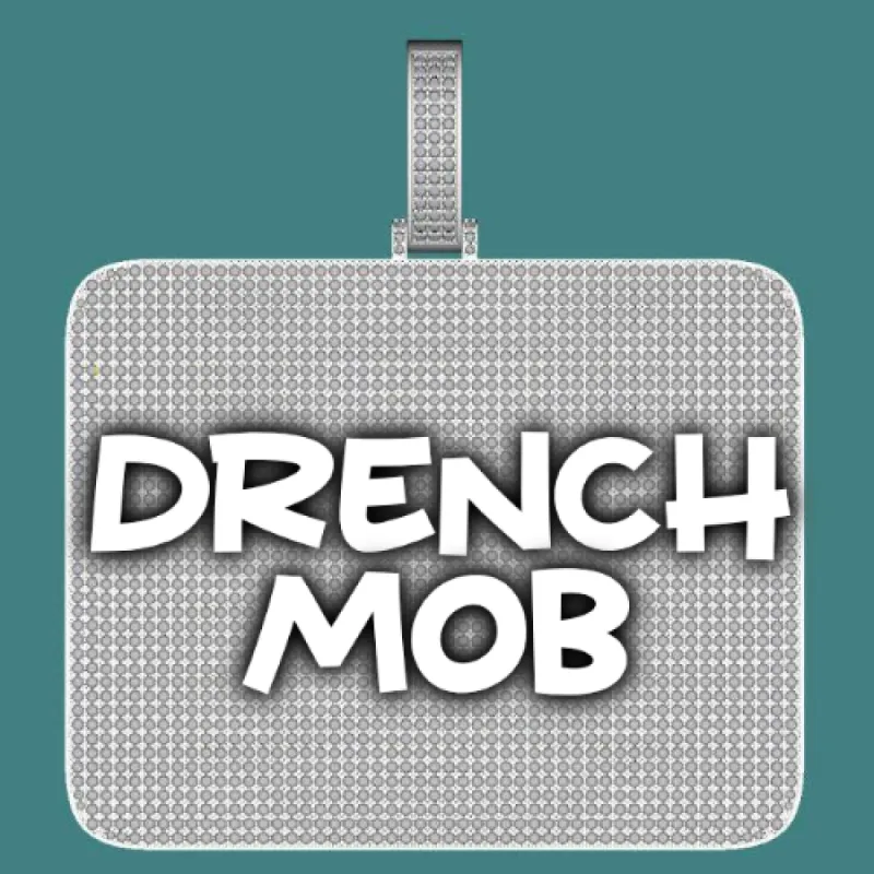 CUSTOM LETTER NECKLACE 3D BIG SQUARE sold by The GUU Shop