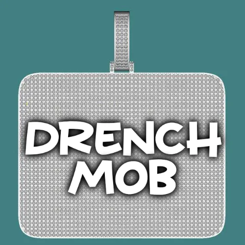 CUSTOM LETTER NECKLACE 3D BIG SQUARE sold by The GUU Shop