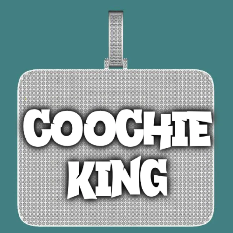 CUSTOM LETTER NECKLACE 3D BIG SQUARE sold by The GUU Shop