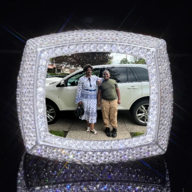 3D CUSTOM PICTURE ICED RING sold by The GUU Shop