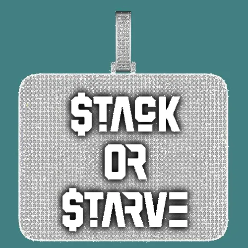 CUSTOM LETTER NECKLACE 3D BIG SQUARE sold by The GUU Shop