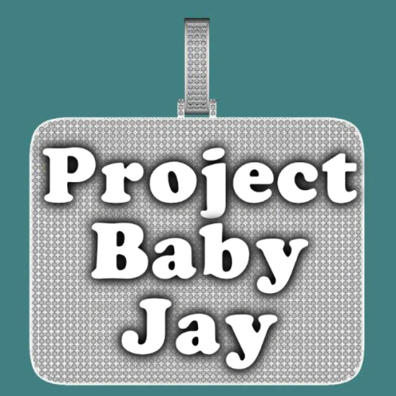 CUSTOM LETTER NECKLACE 3D BIG SQUARE sold by The GUU Shop