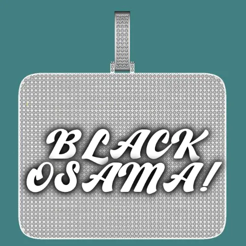 CUSTOM LETTER NECKLACE 3D BIG SQUARE sold by The GUU Shop