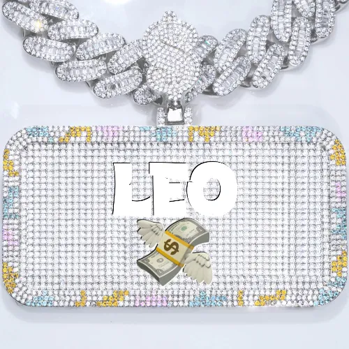 CUSTOM LETTER NECKLACE 3D COLORFUL SQUARE sold by The GUU Shop