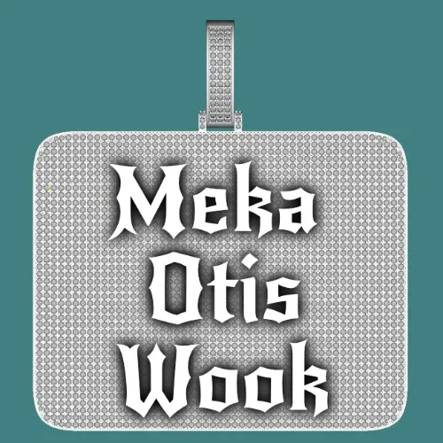 CUSTOM LETTER NECKLACE 3D BIG SQUARE sold by The GUU Shop