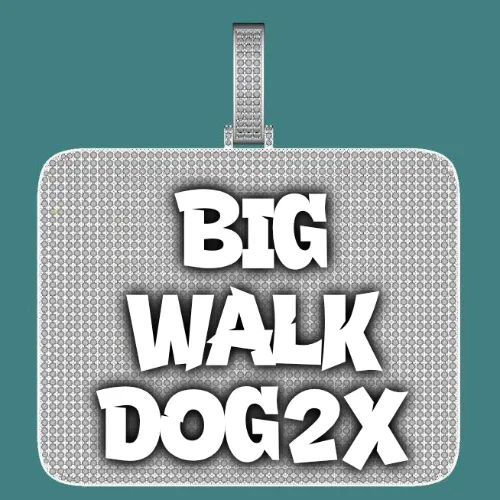 CUSTOM LETTER NECKLACE 3D BIG SQUARE sold by The GUU Shop