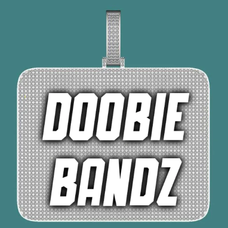 CUSTOM LETTER NECKLACE 3D BIG SQUARE sold by The GUU Shop