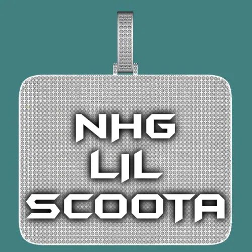 CUSTOM LETTER NECKLACE 3D BIG SQUARE sold by The GUU Shop