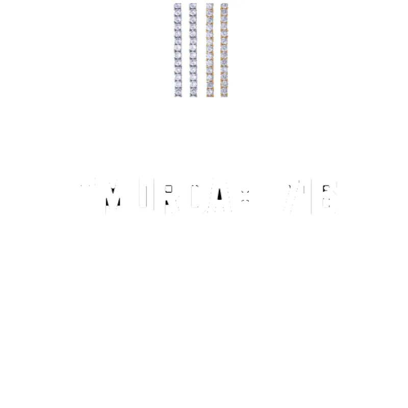 Custom Letters Baguette Two Layer Necklace made by The GUU Shop