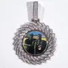 Large 3D Baguette Custom Picture Pendant sold by The GUU Shop