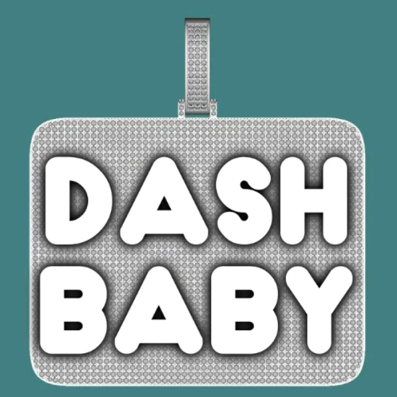 CUSTOM LETTER NECKLACE 3D BIG SQUARE sold by The GUU Shop