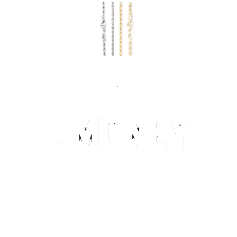 Custom Letters Baguette Two Layer Necklace made by The GUU Shop