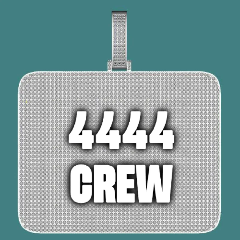 CUSTOM LETTER NECKLACE 3D BIG SQUARE sold by The GUU Shop