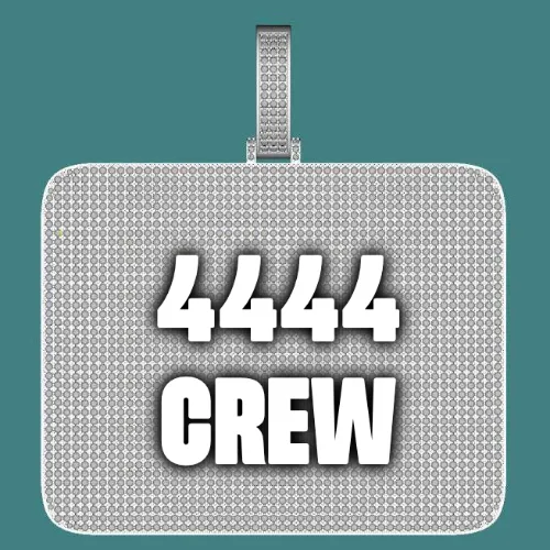 CUSTOM LETTER NECKLACE 3D BIG SQUARE sold by The GUU Shop