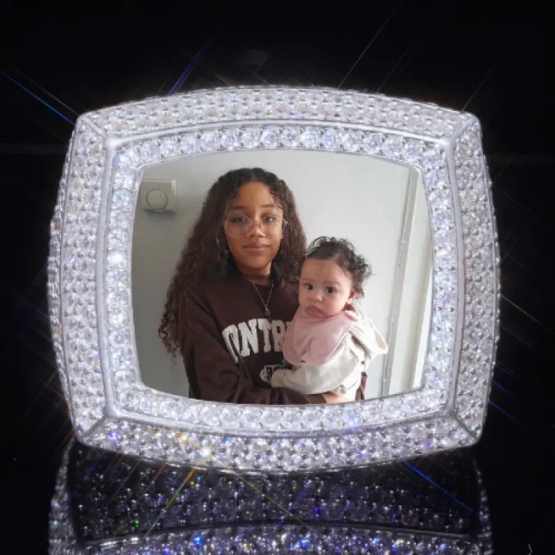 3D CUSTOM PICTURE ICED RING sold by The GUU Shop