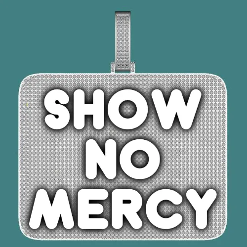 CUSTOM LETTER NECKLACE 3D BIG SQUARE sold by The GUU Shop