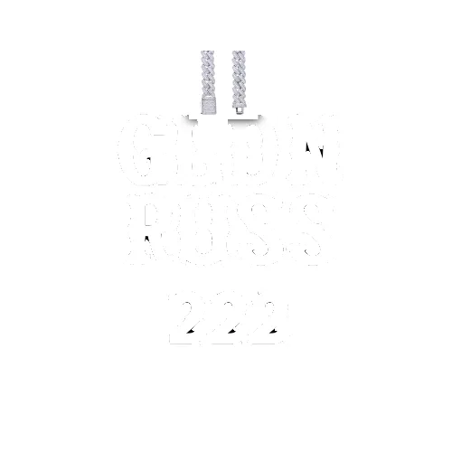 Custom Letters Freibeuter Font Necklace sold by The GUU Shop