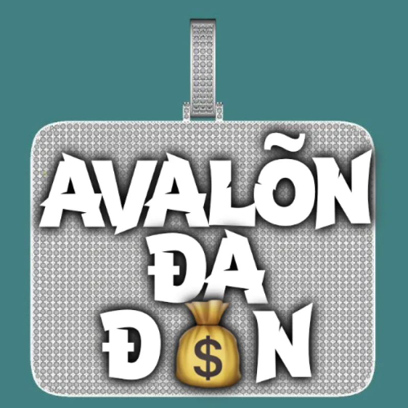 CUSTOM LETTER NECKLACE 3D BIG SQUARE sold by The GUU Shop