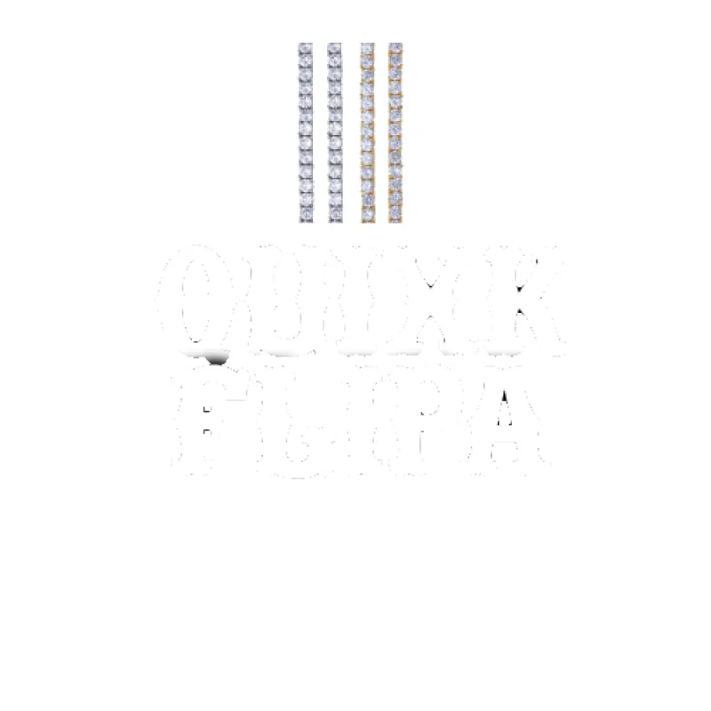 Custom Letters Freibeuter Font Necklace sold by The GUU Shop