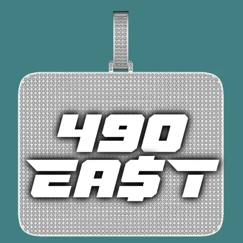 CUSTOM LETTER NECKLACE 3D BIG SQUARE sold by The GUU Shop